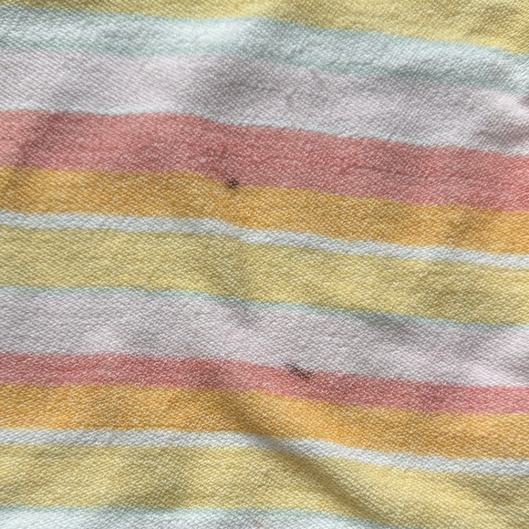 Striped Kids Set - Pink, Yellow, White - Picture 4 of 6